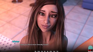 Playful toon adventure featuring big titted characters and a cute mom scene