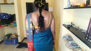 Housewife Romance with Pattu Saree