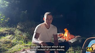 Hunt4k. hot czech teenie chloe heart jumped on a huge hunter\u2019s boner outdoors in front of her boyfriend