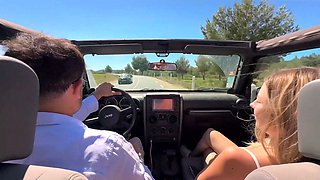 HORNY HOTTIE WANTS TO FUCK IN CAR AS WE ARE SIGHTSEEING
