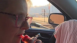 In Public View Shes Flahing Tities for You