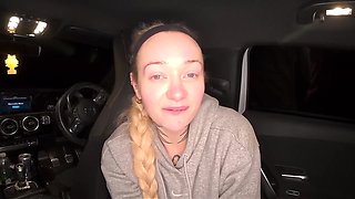 Sophia Mayy - Car Park Nympho Sucks Cock In Backseats In Public Car Park!
