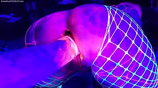 SashaLynne UV boygirl fisting toyfucking anal pussy DP
