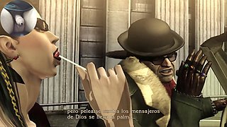 Bayonetta nude edition jizz-shotgun webcam gameplay