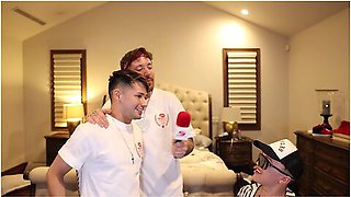 Dwarf Gang Bang Pillow Talk Coachella Mansion Party (w/ Kazumi - Bonnie Blue, Tiny Smallz And Willlow Harper