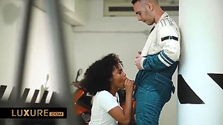 Selva Lapiedra Doggy Style Sex with Raul Costa - Standing Doggystyle & Blowjob