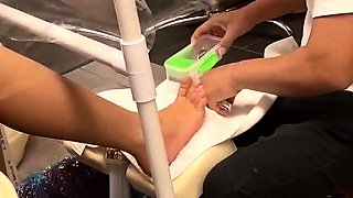 Cute curly brunette solo webcam masturbation