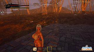 Ep7: Building the Stone House Kitchen, Bed & Bath in Wicked Island (gameplay)