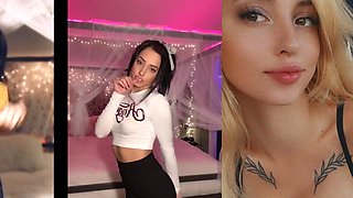 Blonde Tease with Massive Curves in Homemade Play