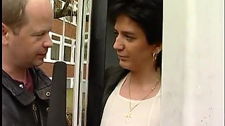 Short hair brunette at the outdoors interview