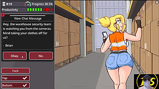 Barely Working Part-2! Hot Slut Is Fucked in Construction Duty Warehouse!