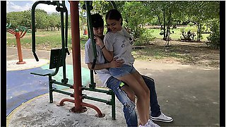 Why does the older stepbrother want his brunette stepsister to suck his cock?