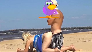 On The Beach Fucked Mature Mom In The Ass