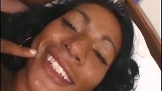 Ebony babe BBC: Blowjob, Doggy  Cowgirl Porn