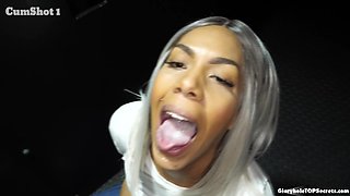 10 cumshots swallowed, Lexxxi!