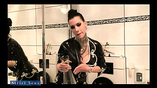 Hot German Mistress Alessa Milano Piss Slave Training - Femdom Toilet Punishment