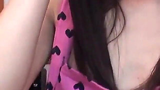 She's Eighteen Years Old and A Japanese Whore with A Bushy Brunette Pussy Likes to Have Her Pussy Penetrated