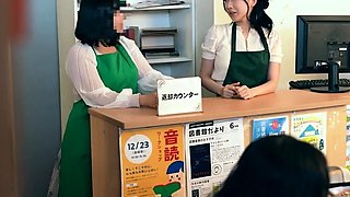 Japanese Asian mama being fingered by her husband