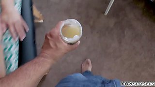 Stepson is using his massive tool fucking India Summer's aged vagina so good!