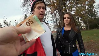 Public agent - Amirah Adara's hidden public hookup for cash