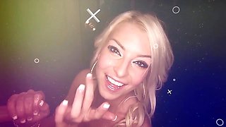 Bambi Blitzs Big Tits Blonde Swallows Gloryhole Cumshots