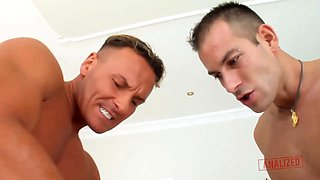 Analized -teen slut Chloe Delaure 1st DP threesome