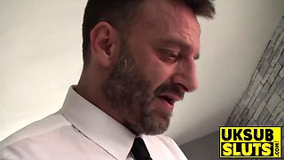 UKSubSluts.com - Filthy UK babe's rough domination and vibrator penetration