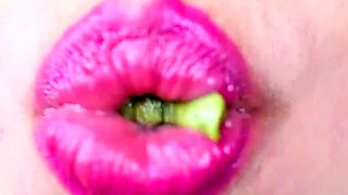 DUMB GUM   Office Secretary Transforms Into Bubblegum Bimbo