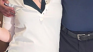 Black Big Cock Polishes My Ass with Oil, Busts My Mouth and Pussy and Makes Me Squirt Hard