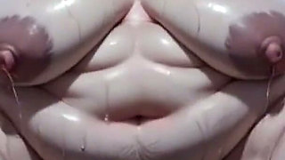 Massive SSBBW in Tight Rope Bondage - Moaning and Struggling in Heat