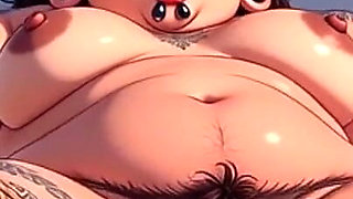 Fat BBW with Hairy Pussy in Bondage - Extremely Horny
