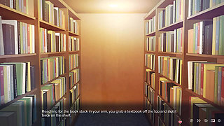 Quickie a Love Hotel Story Student Fucks His Professor in the Library and Creampies Her Pussy Hentai Porn - Episode 19