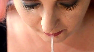 BBW Step-mommy Blowjob Titfuck Facial Cumshot