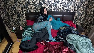 Several Shiny Down-jackets Used for Fucking and Masturbating 267