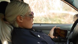 Busty police MILF Bridgette B porn video