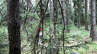 Amateur gf ass fingered outdoors