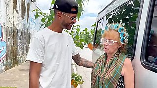 Redhead Granny Takes Rough Anal Fucking in Car - Big Boobs, Ass to Mouth, Mature HD