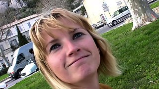 French blonde skinny mom try homemade anal