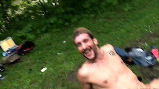 Hot MILF Gets Double Penetrated and Filled with Creampie in