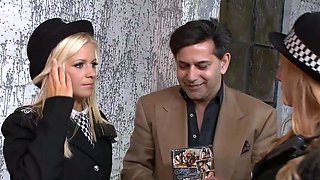 XXX Porn Stealing Guy Gets Naughty with Couple of Hot