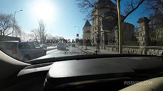 Kristina Grace Squirtinng And Pissing In My Car