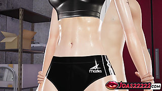 Eun-hye's Post-Training Fuck - 3D Hentai Thighjob Fetish for Wet Pussy Teasing,  POV Doggystyle Creampie