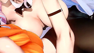 Wuthering Waves - Sigrika and Denia Naughty Club Party Fuck - 3D Hentai Animations