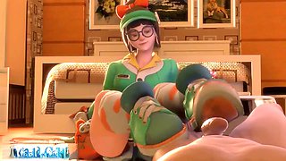 Animated hot ride featuring Viola-3d in some intense rough action