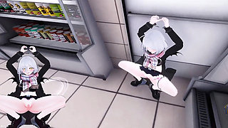 #3修正なし [Secret Exposure] Convenience store expos&eacute;! Live Video Part 3