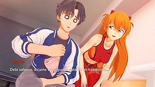 Scented undies of the seductive Asuka in my hentai fantasy