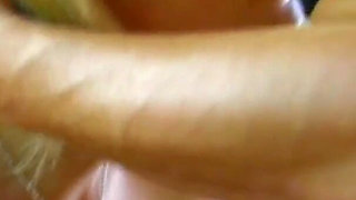 Blonde chick loves to give a marvelous blowjob