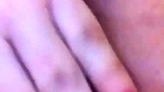 Chubby Slut Plays with Pussy in Bath Tub