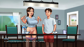 DELIGHTFUL ADVENTURE WITH MY STEPSISTER WHEN WE'RE ALONE - summertime saga