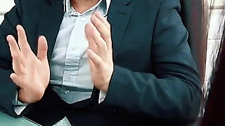 Sexy Ebony Babe Sade Rose Is a Hot Secretary Who Fucks Her Boss and Gets Her Pussy Covered in Cum